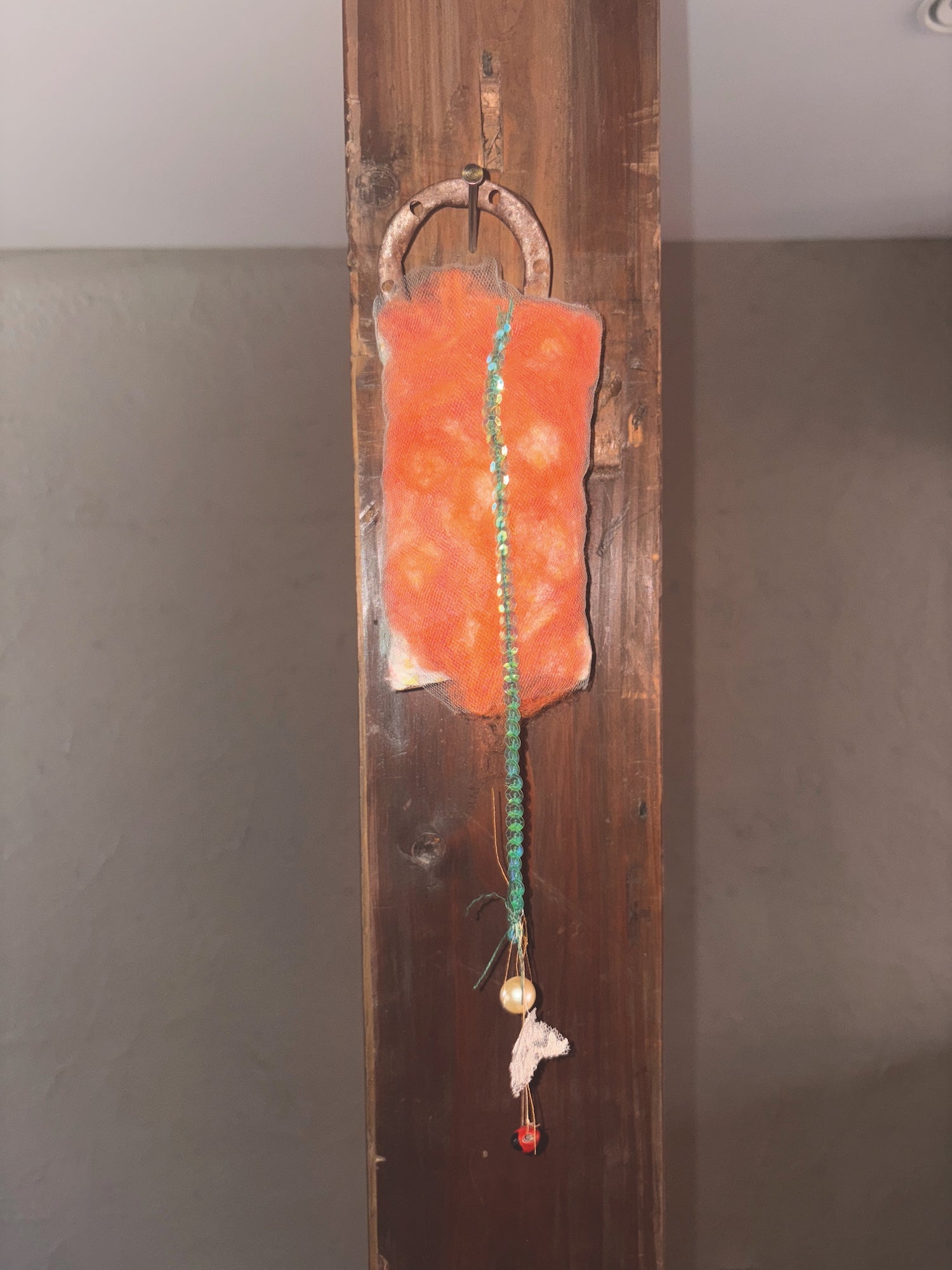 n05 — Pillowette Pair A, Orange fuzz